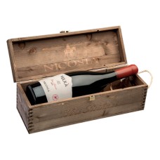  Vulka Etna Rosso Cantine Nicosia Rode Wijn Magnum In Houten Kist 1.5 Liter XL FLES